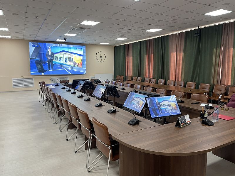 Оснащение конференц-зала в Комитете городского хозяйства